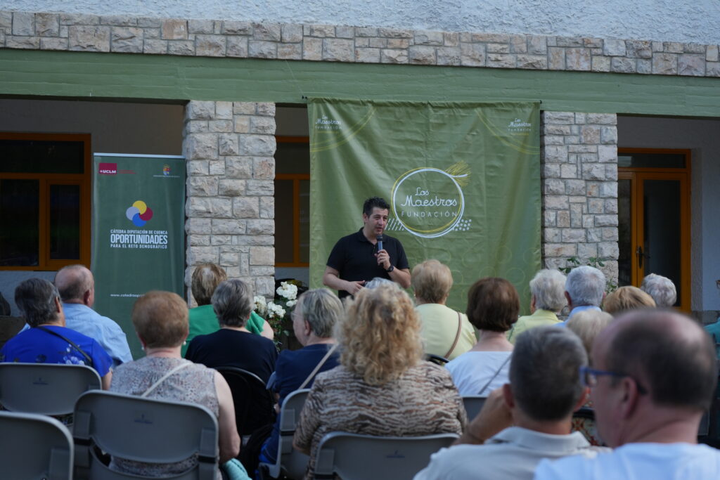 José Antonio Montero en la inauguración de la exposición de 'Trashumancias 2.5' / Toni Villegas