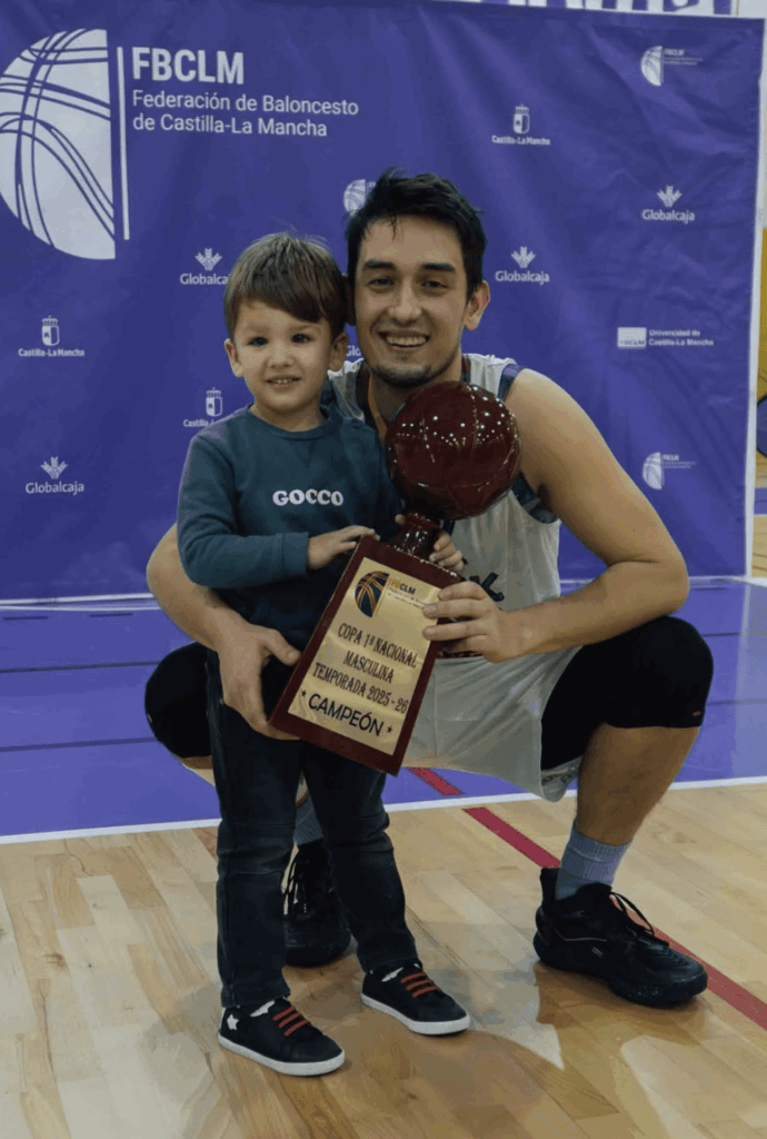 Samuel Gardiola tras ganar la Copa