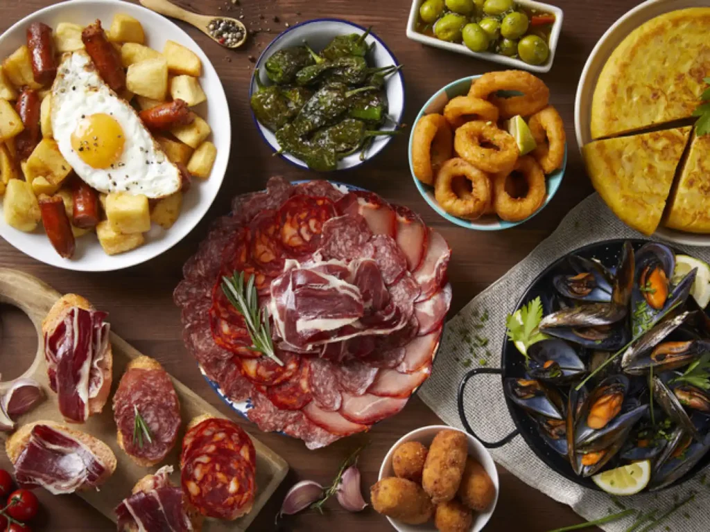 Example of the Spanish meal