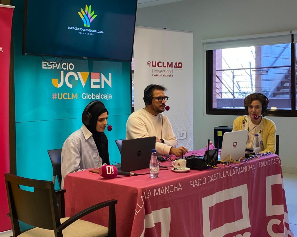 Emisión CLM Hoy en la UCLM. Fuente: Lucía Sala