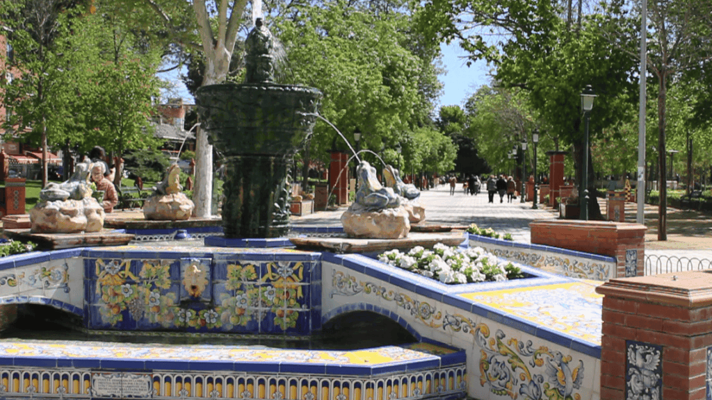 Fuente de las Ranas en Talavera de la Reina de Ruiz de Luna