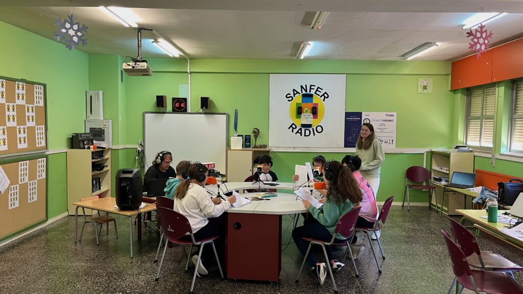Radio escolar Sanfer/ Imagen: Aurora Herrero