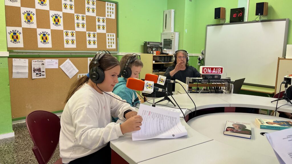 Radio escolar Sanfer/ Imagen: Aurora Herrero