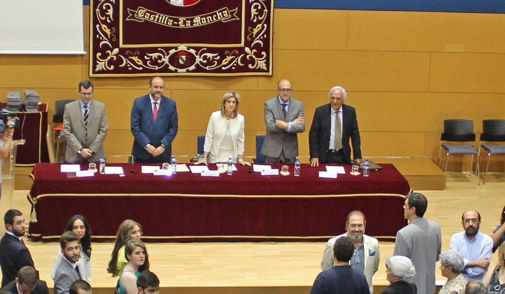 Raúl del Pozo, en la graduación del estudiantado de Periodismo de la UCLM
