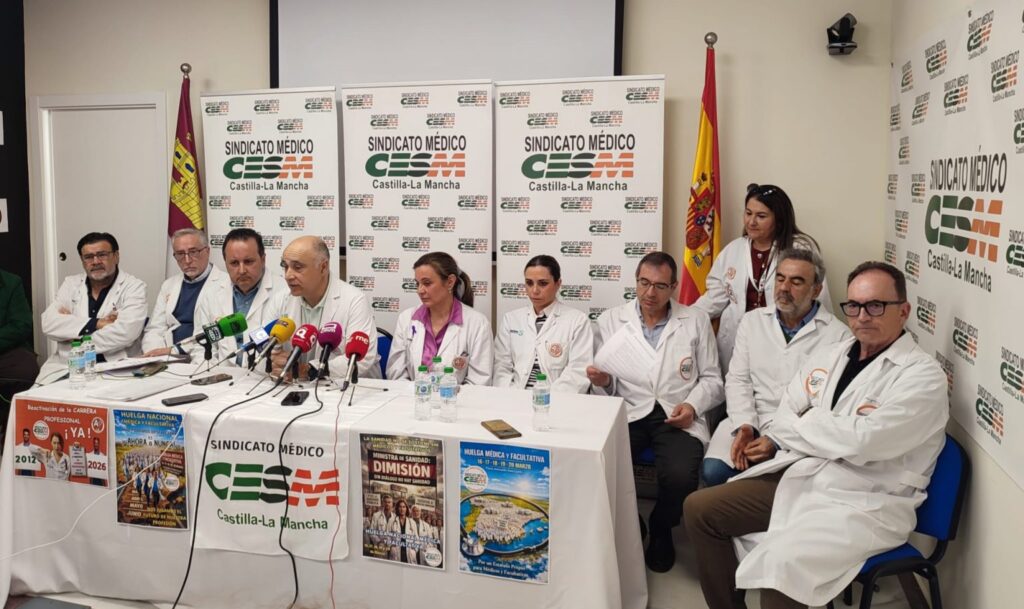 Rueda de prensa CESM CLM. Fuente: CESM CLM