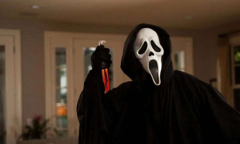 Escena de la película Scream.