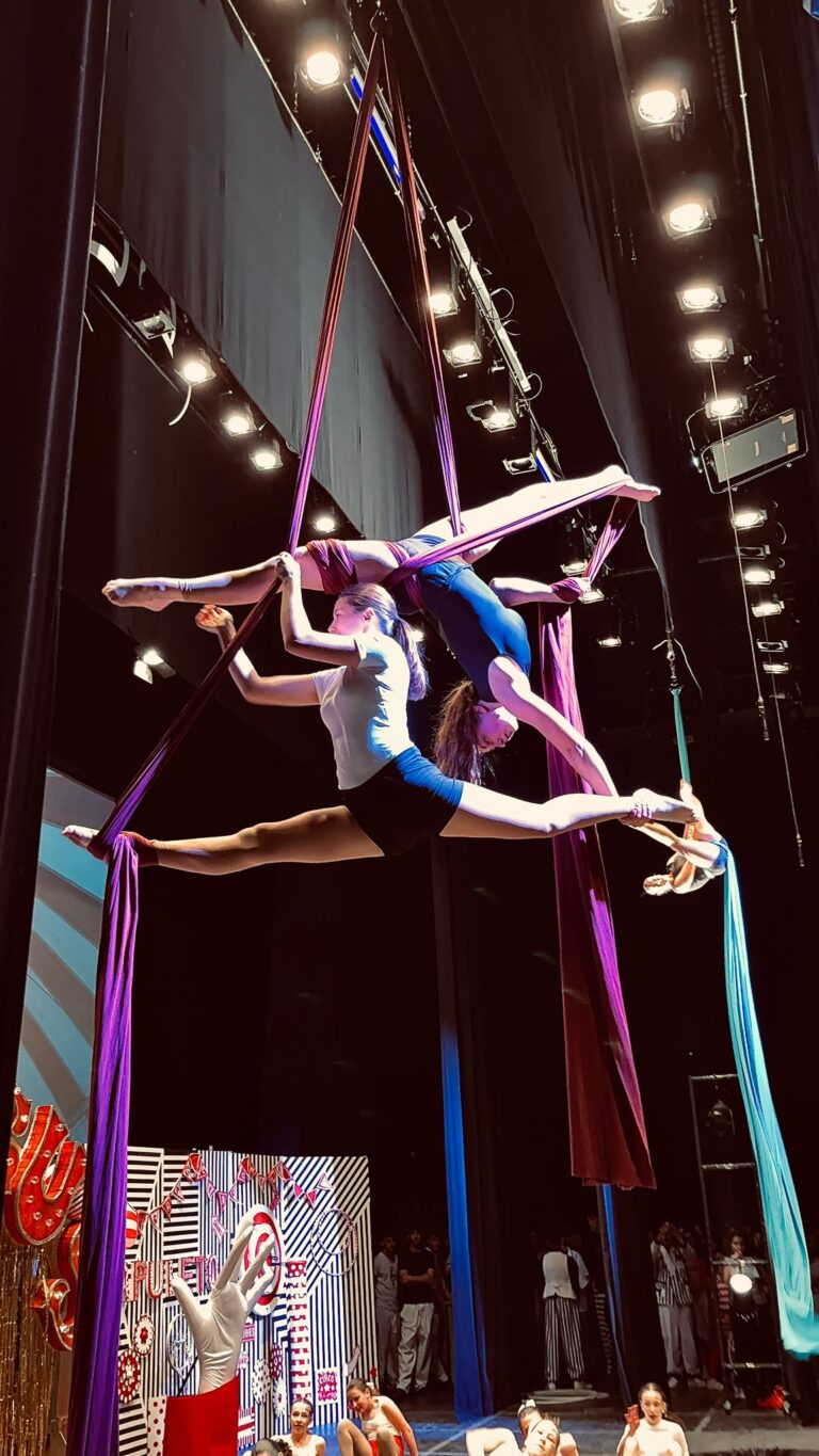 Las telas acrobáticas piden paso