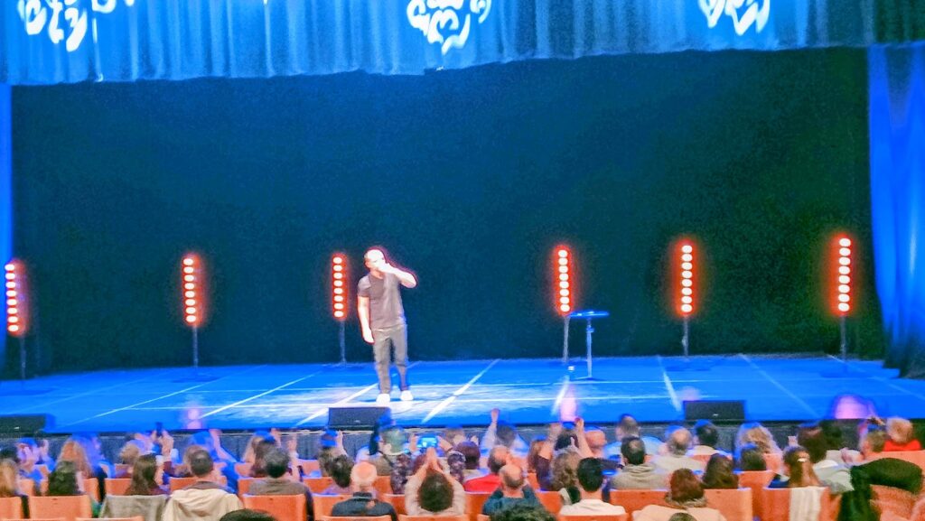 Foto. Monologo Ángel Martín en Cuenca.