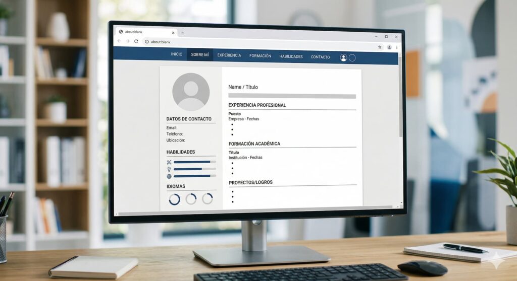 Ejemplo de como hacer un currículum