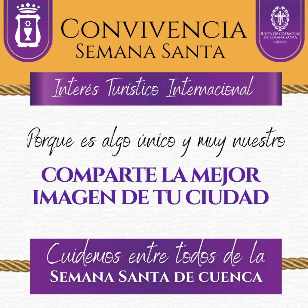 Campaña del Ayuntamiento y la Junta de Cofradías para garantizar una Semana Santa limpia